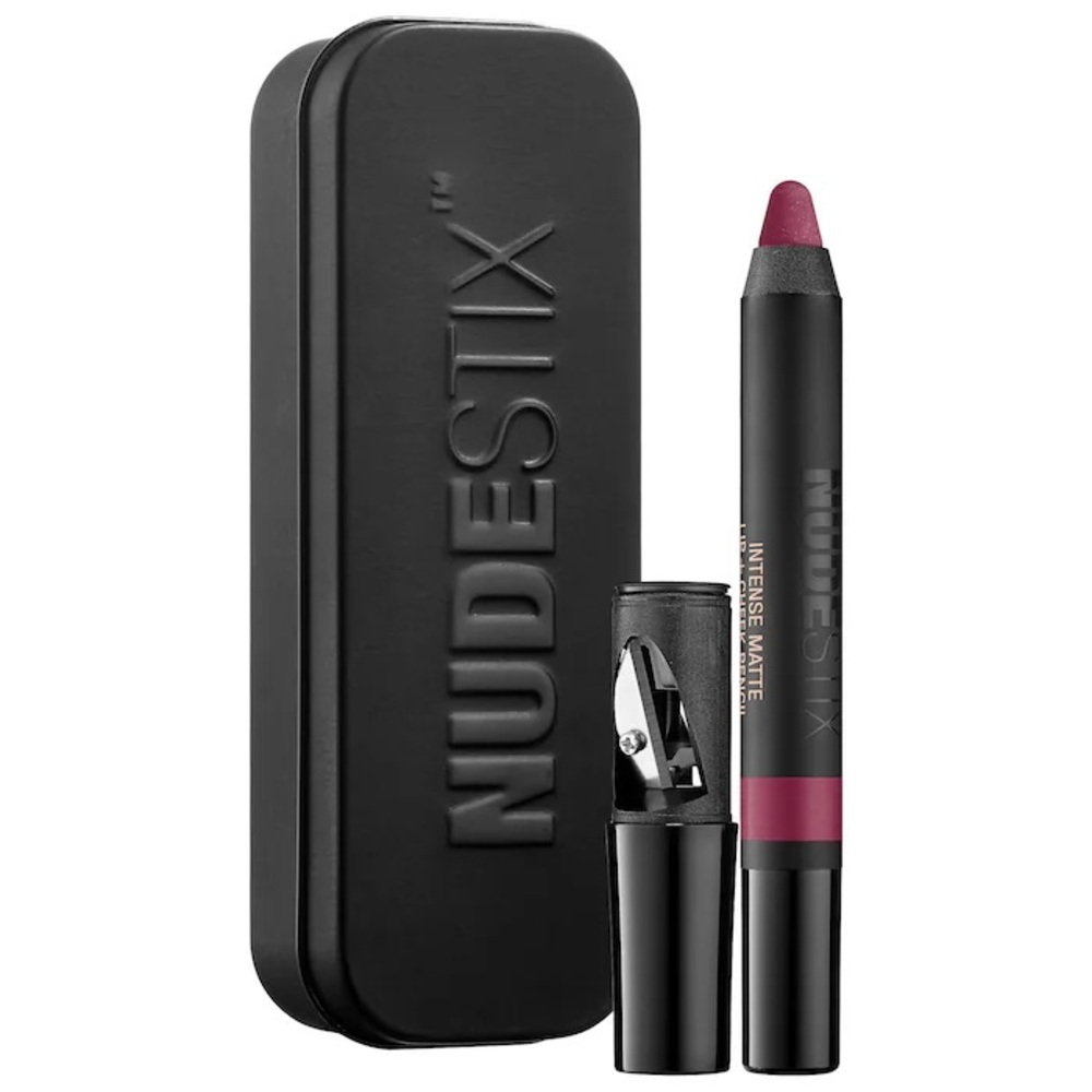 BNIB Nudestix Intense Matte Lip + Cheek Pencil in Raven